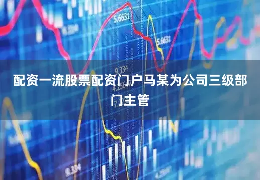 配资一流股票配资门户马某为公司三级部门主管
