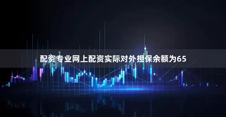 配资专业网上配资实际对外担保余额为65