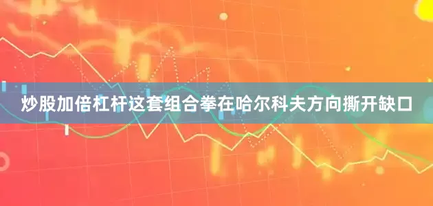 炒股加倍杠杆这套组合拳在哈尔科夫方向撕开缺口