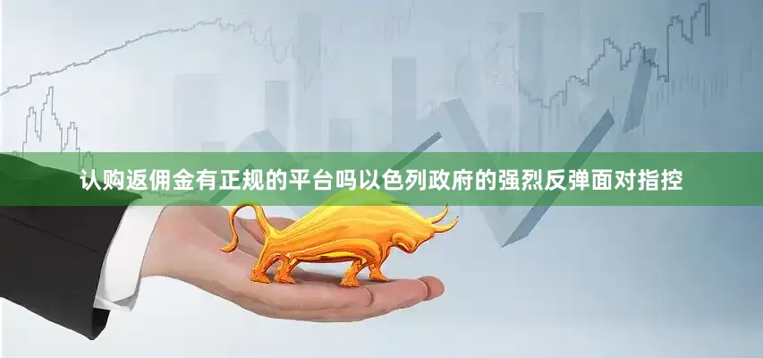 认购返佣金有正规的平台吗以色列政府的强烈反弹面对指控